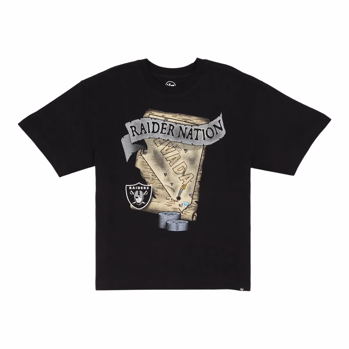 Las Vegas Raiders NFL '47 Sigma T-Shirt front view