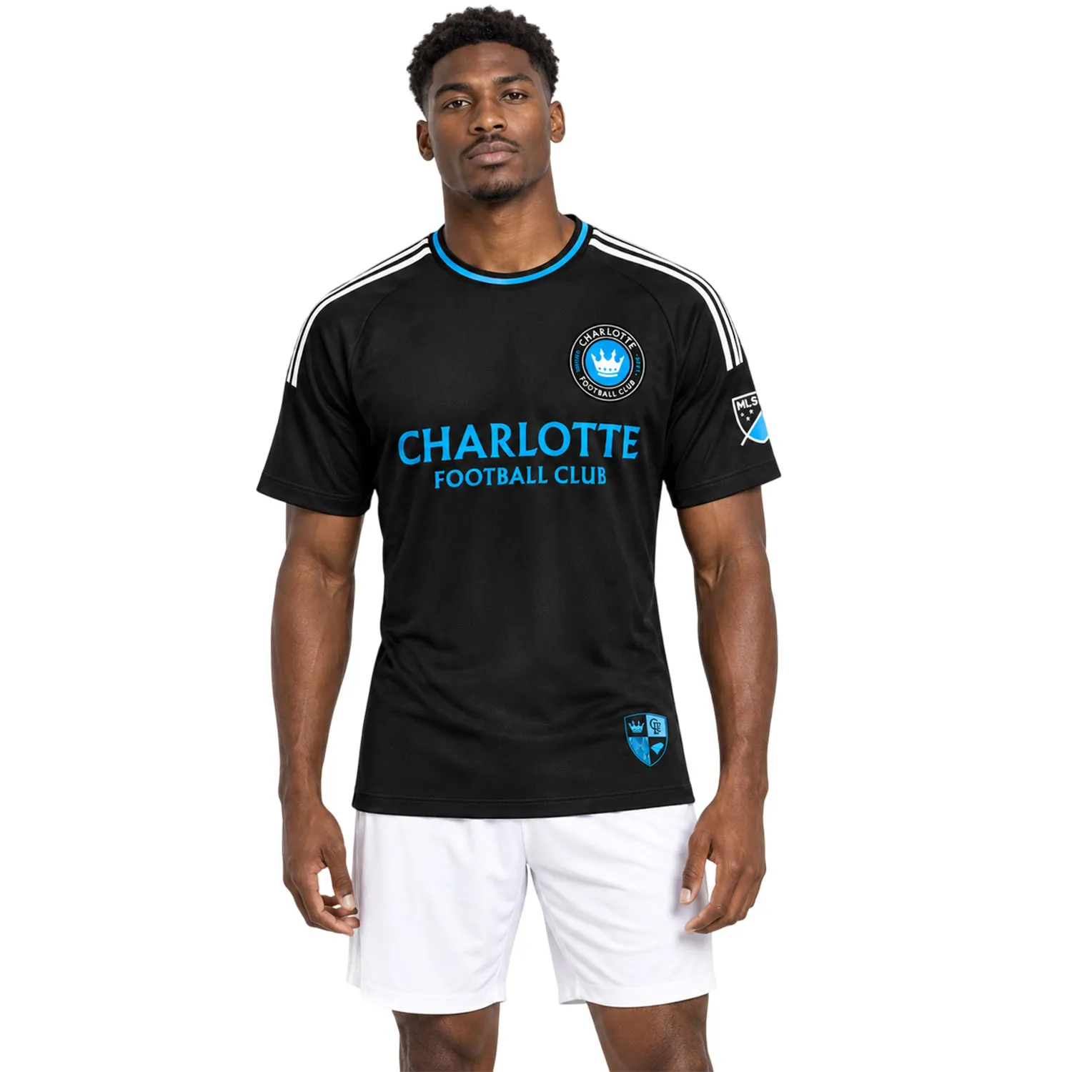 Men's Charlotte FC Black Jersey Custom Player Elite Style