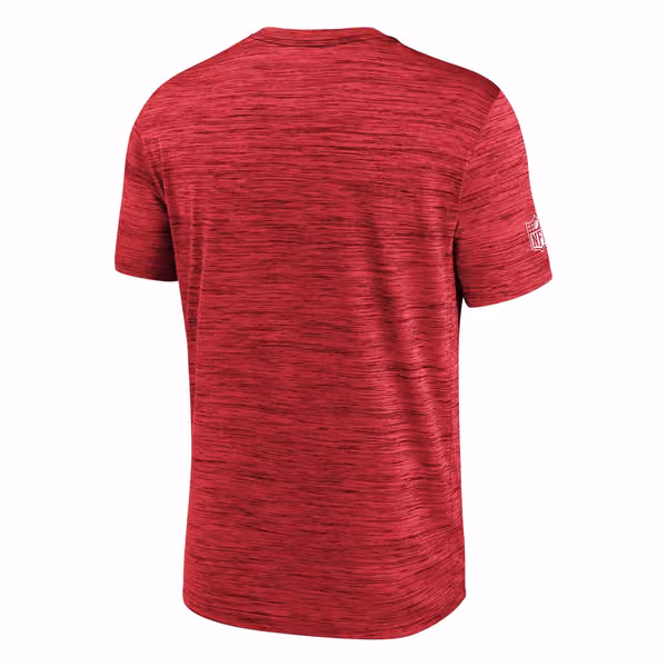 Kansas City Chiefs 2025 NFL Sideline Nike Velocity Performance T-Shirt Red view 3