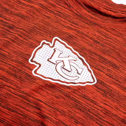 Kansas City Chiefs 2025 NFL Sideline Nike Velocity Performance T-Shirt Red view 4