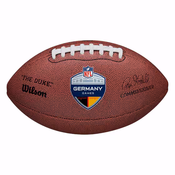 Wilson NFL Replica Germany Games Official Game Ball "The Duke" view 1