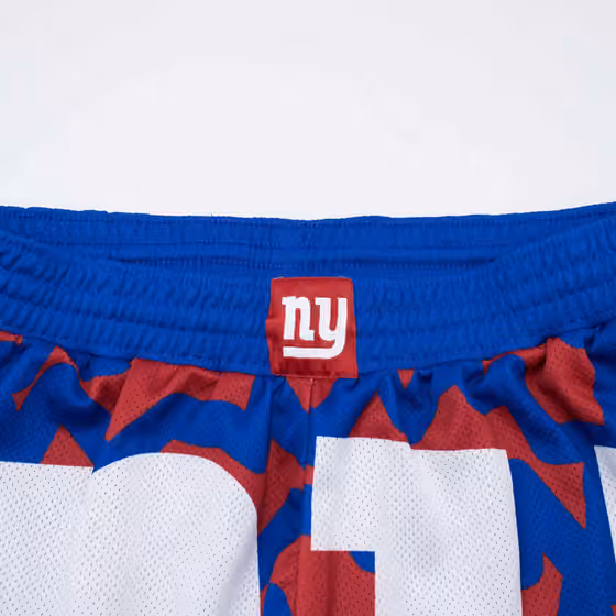 New York Giants Mitchell & Ness Jumbotron 2.0 NFL Shorts view 4