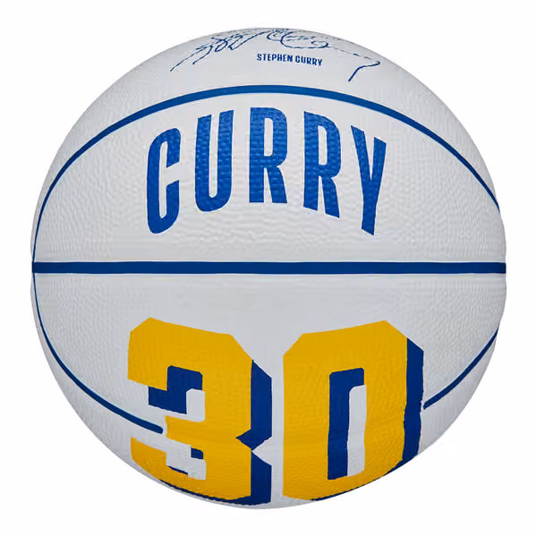Steph Curry #30 Golden State Warriors Wilson NBA Mini Basketball (Size 3) view 1
