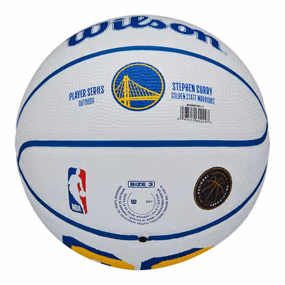 Steph Curry #30 Golden State Warriors Wilson NBA Mini Basketball (Size 3) view 3