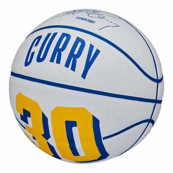 Steph Curry #30 Golden State Warriors Wilson NBA Mini Basketball (Size 3) view 5