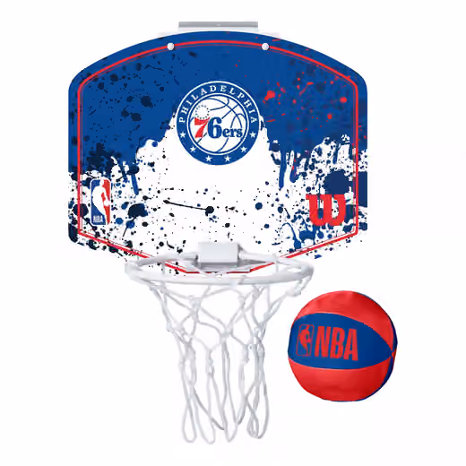 Philadelphia 76ers Wilson DRV NBA Mini Hoop Set view 1