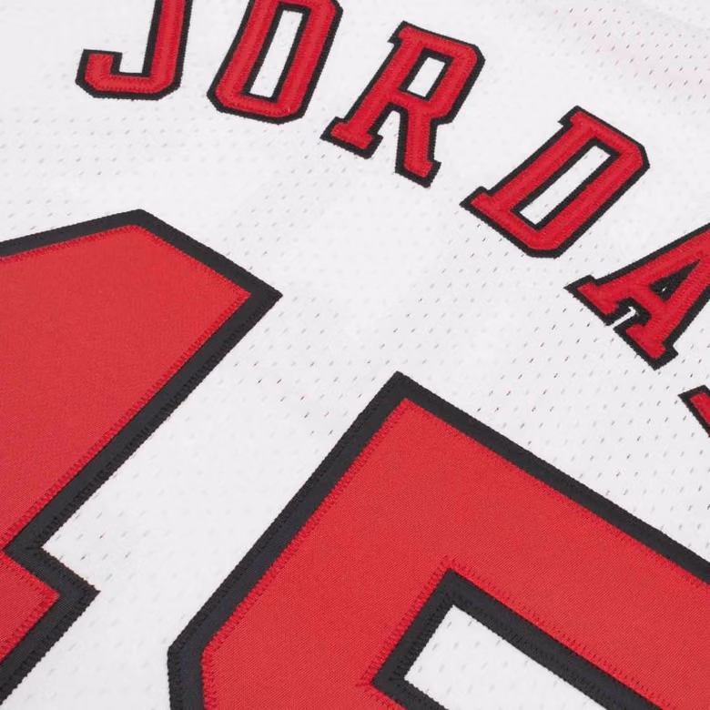 Michael Jordan #45 Chicago Bulls 1994-95 Authentic NBA Jersey White view 4
