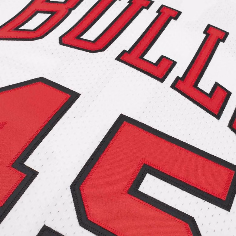 Michael Jordan #45 Chicago Bulls 1994-95 Authentic NBA Jersey White view 5