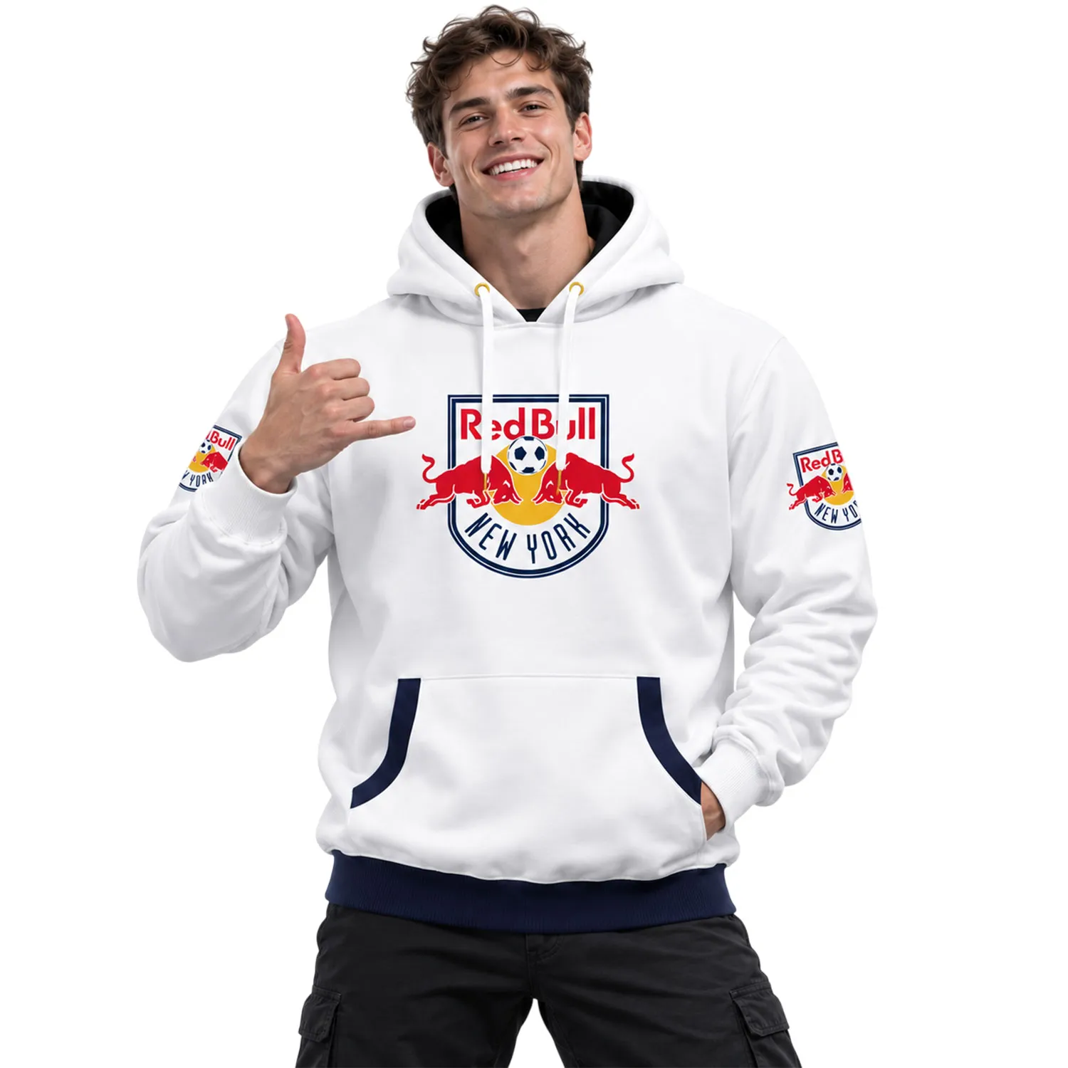 NY Red Bulls Hoodie Personalized - Legendary Fan Gear