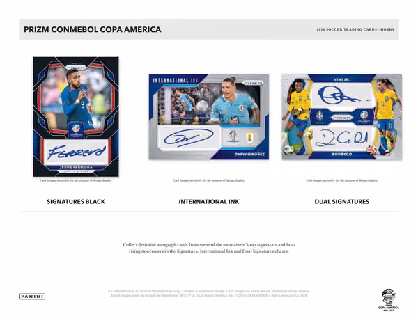 2023/24 Panini Prizm Copa America Soccer Hobby Pack view 4