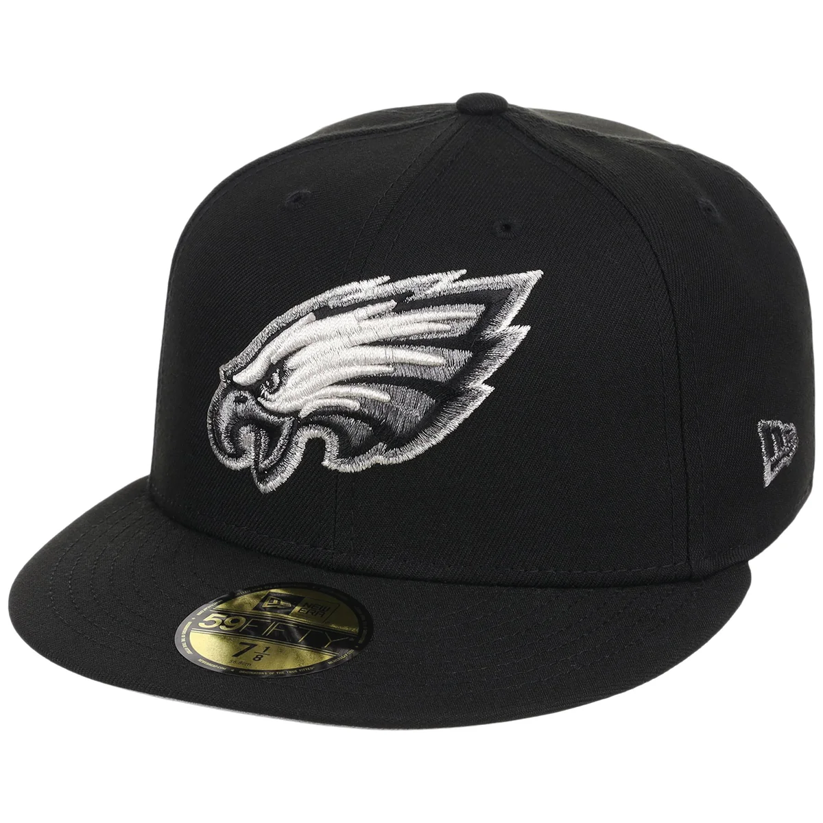 Philadelphia Eagles NFL Liquid Titanium New Era 59FIFTY detail view