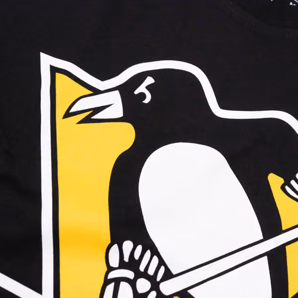 Pittsburgh Penguins Primary Logo NHL T-Shirt Black view 3