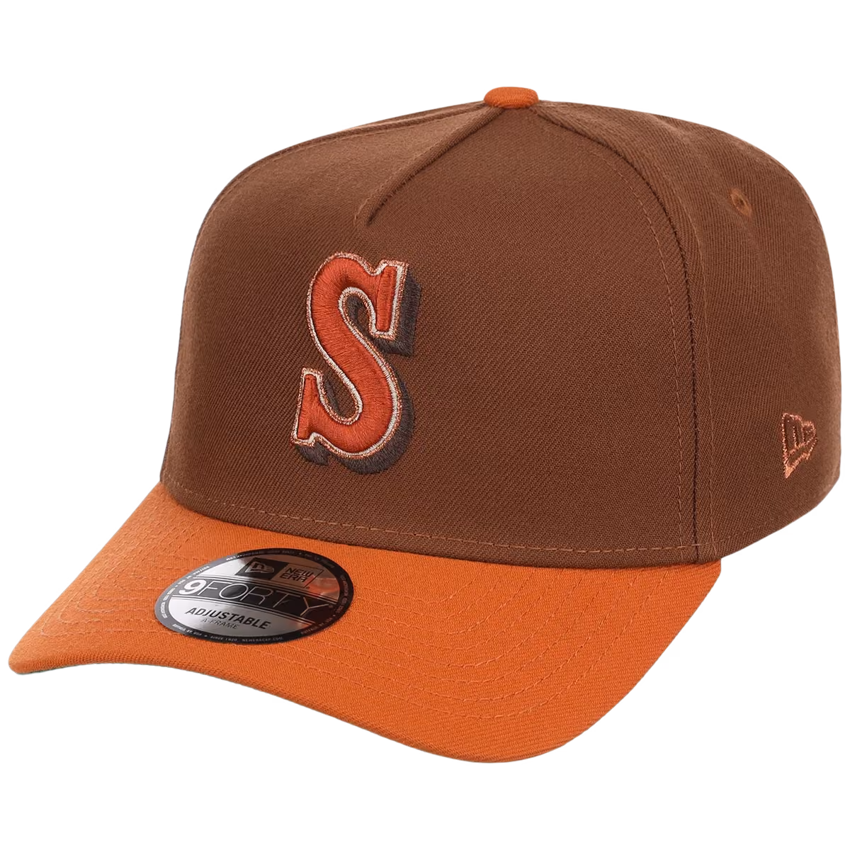 Seattle Mariners MLB Copper Harvest New Era 9FORTY A-Frame detail view