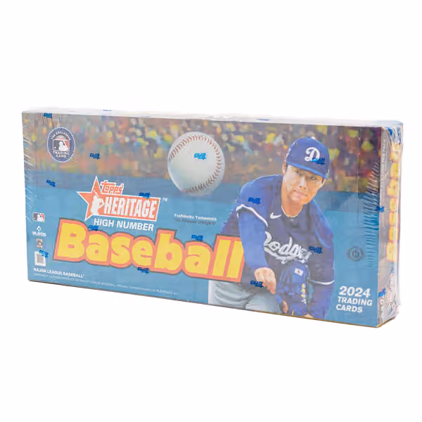 2024 Topps Heritage High Number Baseball MLB Hobby Box view 1