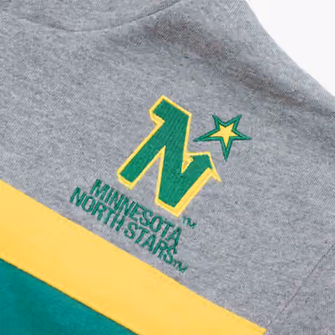 Minnesota North Stars Head Coach Mitchell & Ness NHL Hoodie view 3