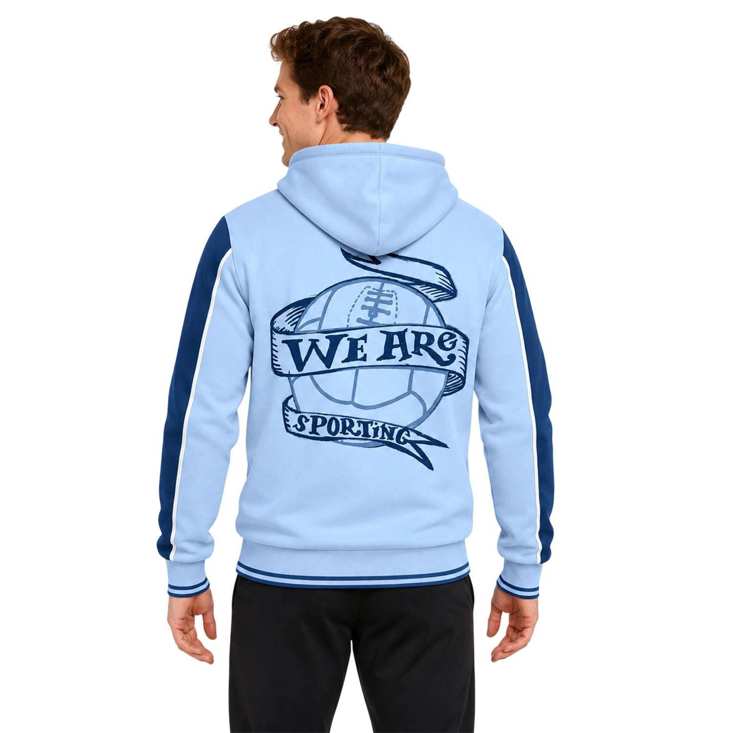 Sporting Kansas City Fan Hoodie Solid Minimal Crest