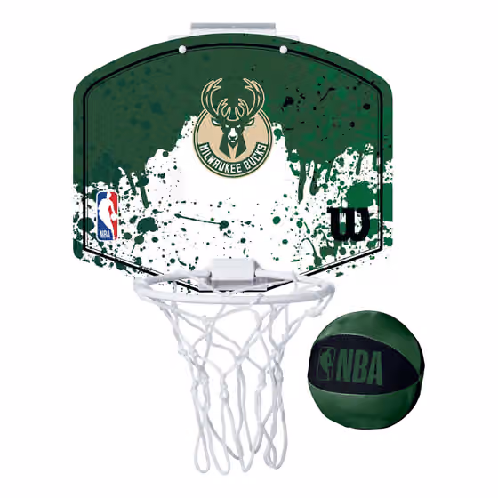 Milwaukee Bucks Wilson DRV NBA Mini Hoop Set view 1