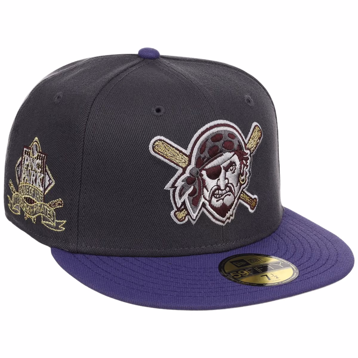 Pittsburgh Pirates MLB Midnight Orchid New Era 59FIFTY front view