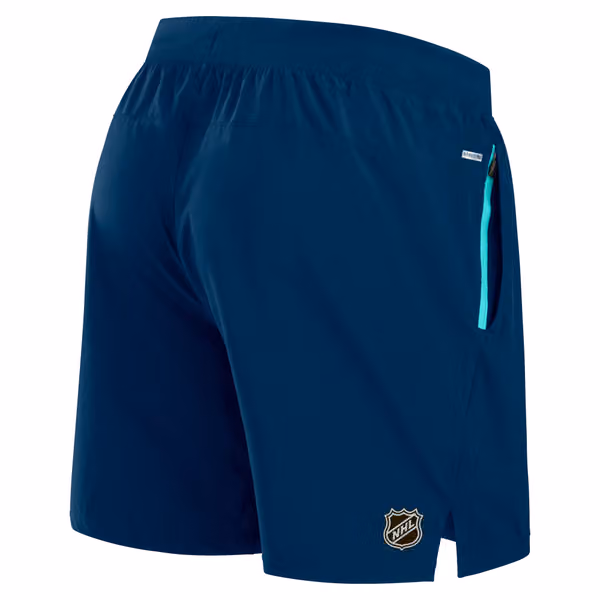 Seattle Kraken 2024/25 Authentic Pro Locker Room NHL Shorts Navy view 3