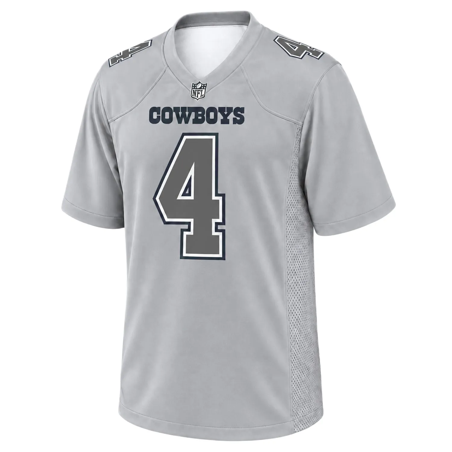 Dak Prescott Cowboys Grey Jersey Dynamic NFL Game day