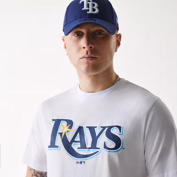 Tampa Bay Rays Team Logo New Era MLB T-Shirt White view 5