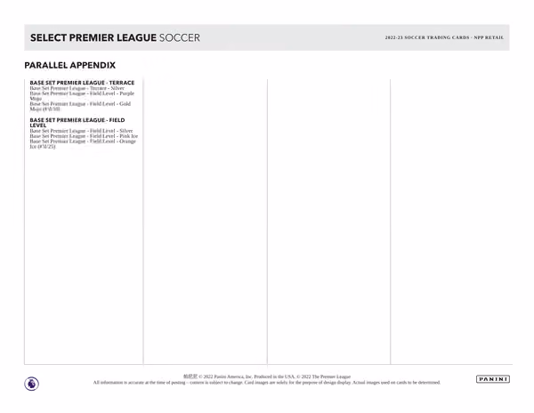 2022/23 Panini Select Premier League Soccer Mega Box view 5