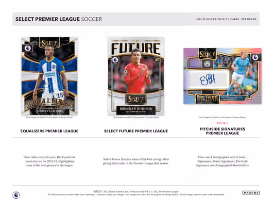 2022/23 Panini Select Premier League Soccer Mega Box view 3