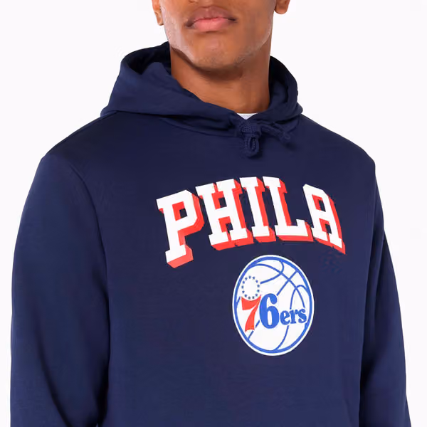 Philadelphia 76ers Team Logo Hoodie NBA Sweatshirt view 3