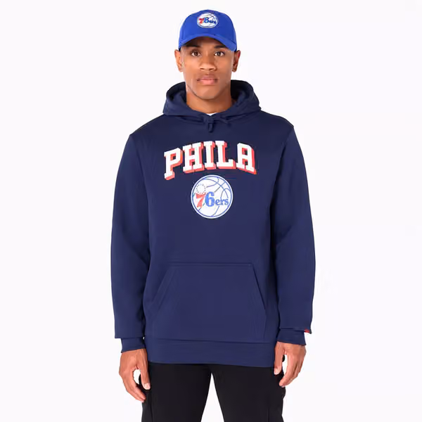 Philadelphia 76ers Team Logo Hoodie NBA Sweatshirt view 1