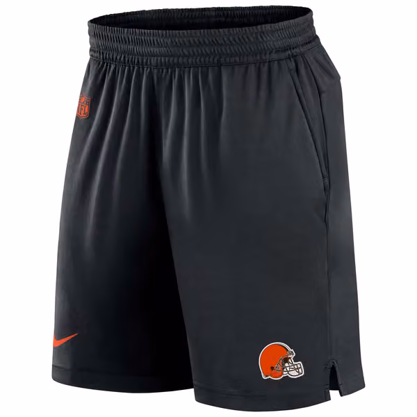 Cleveland Browns 2023 NFL Sideline Nike Dri-FIT Shorts Black view 1