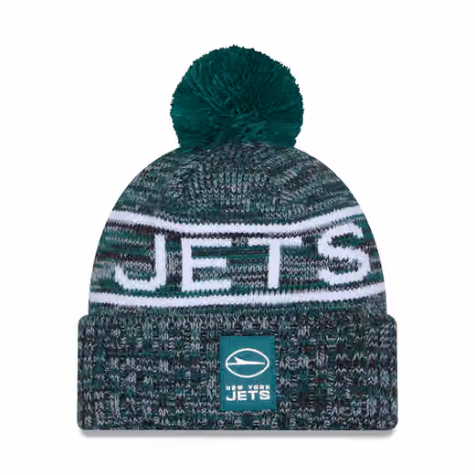 New York Jets 2025 NFL Sideline Sport Knit Hat product photo