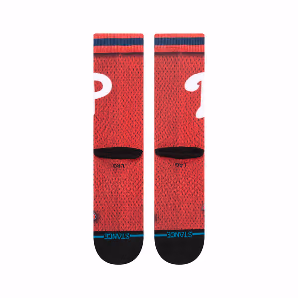 Philadelphia Phillies MLB Batting Practice Stance Crew Socks view 3
