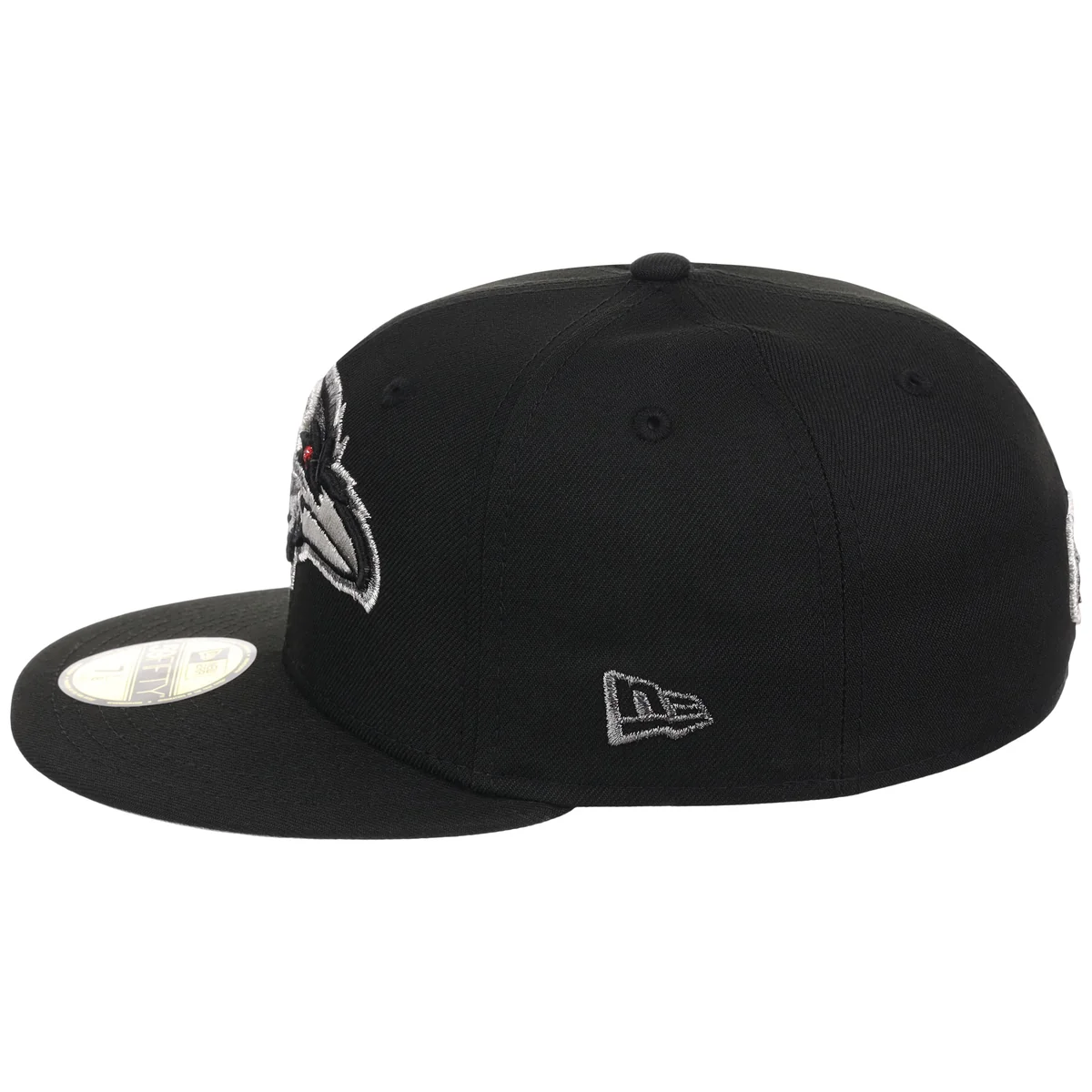 Baltimore Ravens NFL Liquid Titanium New Era 59FIFTY detail view