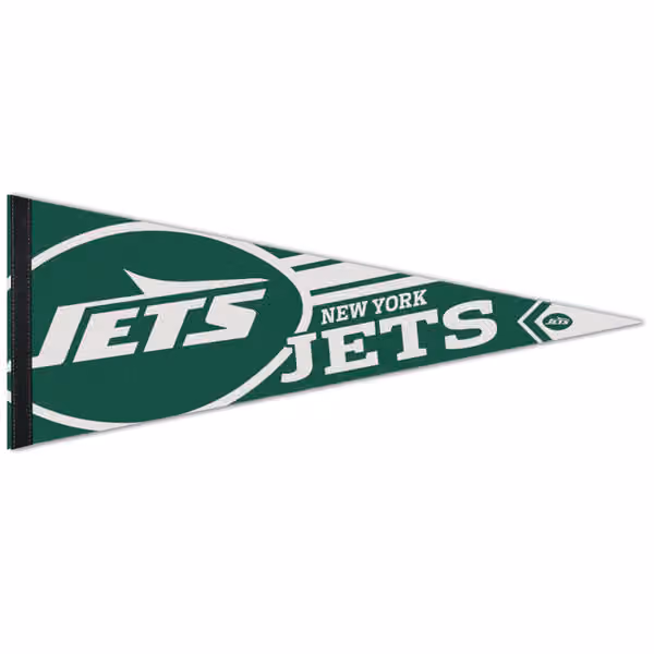New York Jets Big Logo Premium NFL Pennant view 1