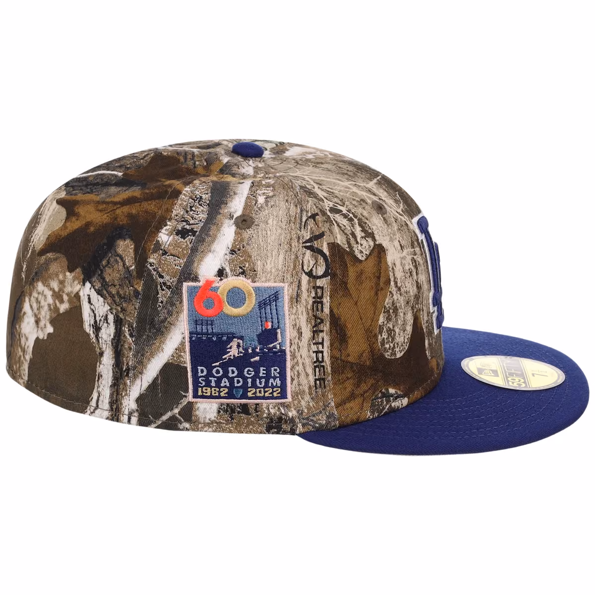 Los Angeles Dodgers MLB Realtree OTC New Era 59FIFTY detail view