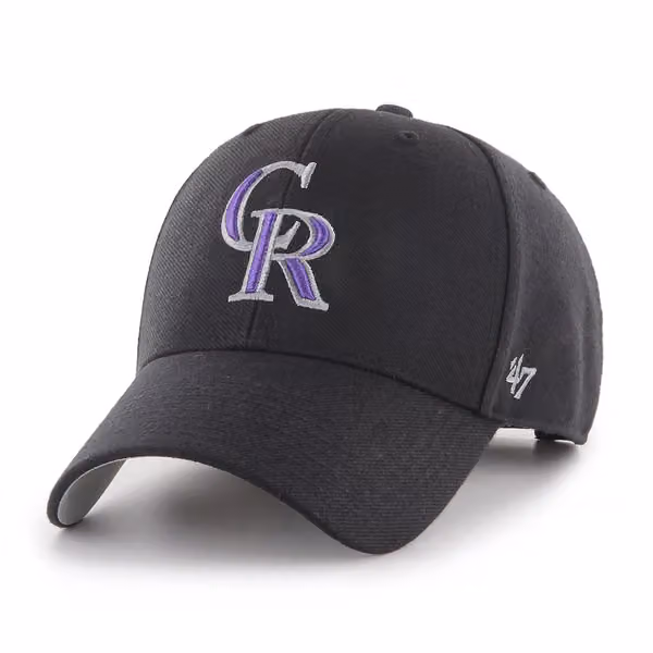 Colorado Rockies '47 MVP Adjustable MLB Cap Black product photo