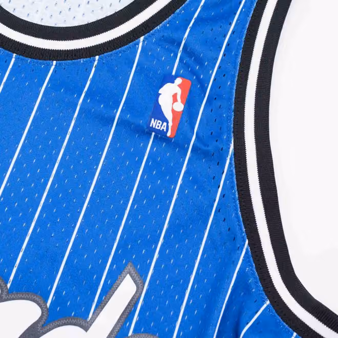 Nick Anderson #25 Orlando Magic 1994-95 Mitchell & Ness Swingman NBA Jersey Blue view 5