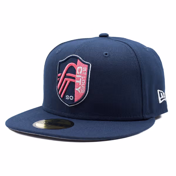 St. Louis City SC Team Logo New Era 59FIFTY Fitted MLS Cap Navy product photo