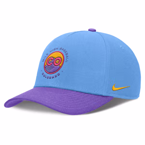 Colorado Rockies City Connect Rise Adjustable MLB Cap Blue product photo