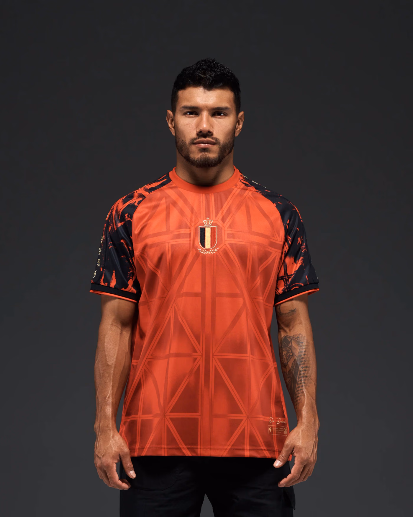 Jersevo Custom Personalized Belgium Heritage Jersey (2026WC Edition) front view