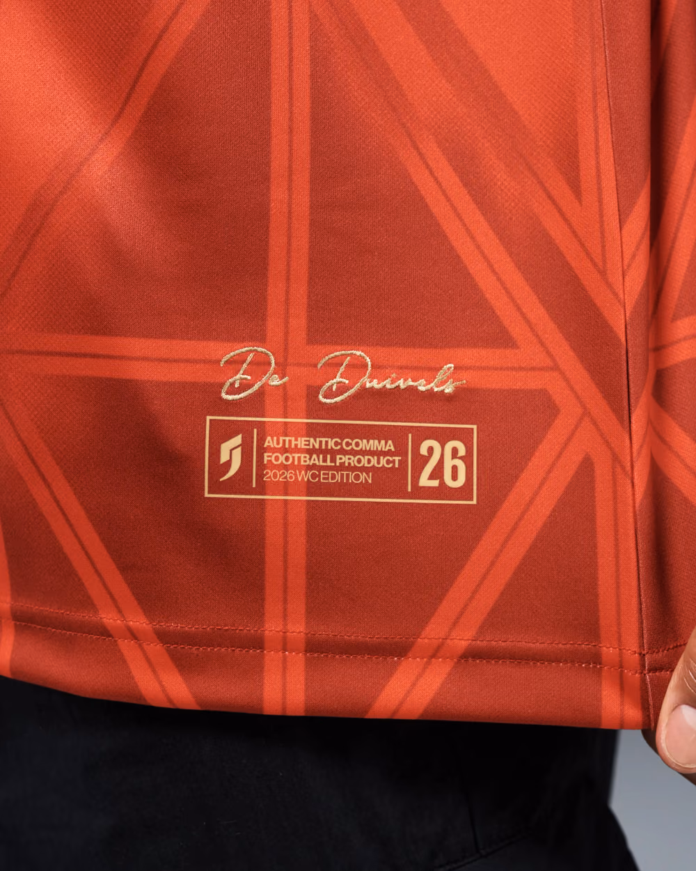Jersevo Custom Personalized Belgium Heritage Jersey (2026WC Edition) detail view 6