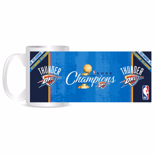 Oklahoma City Thunder 2025 NBA Champions Mug (330 ml) view 1