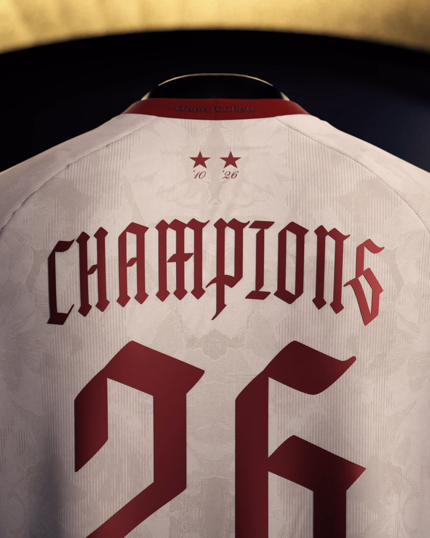 Jersevo Custom Personalized Spain 2026 Champions Jersey - White detail view 7