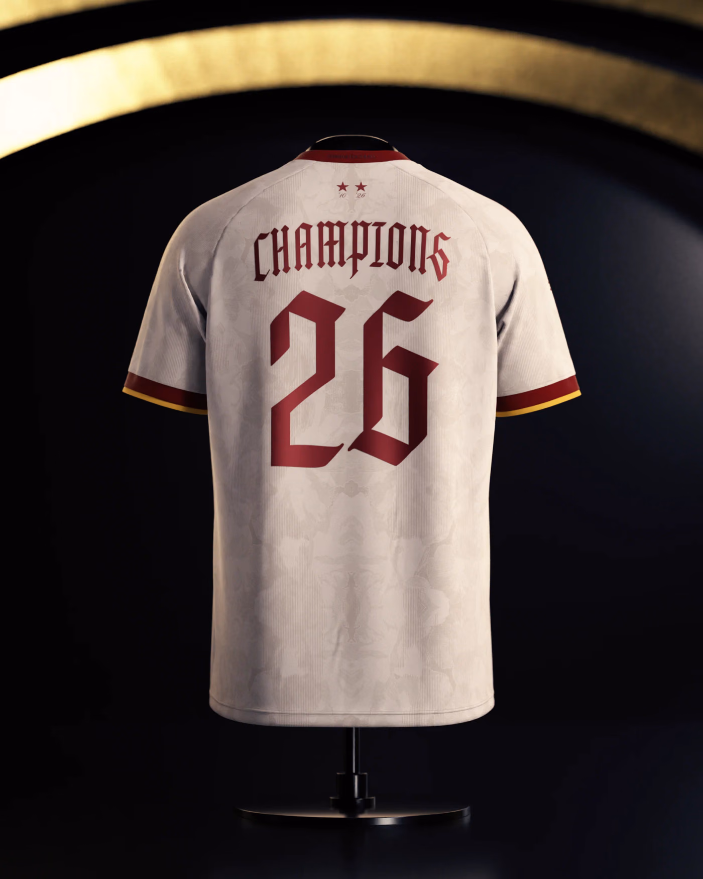 Jersevo Custom Personalized Spain 2026 Champions Jersey - White back view