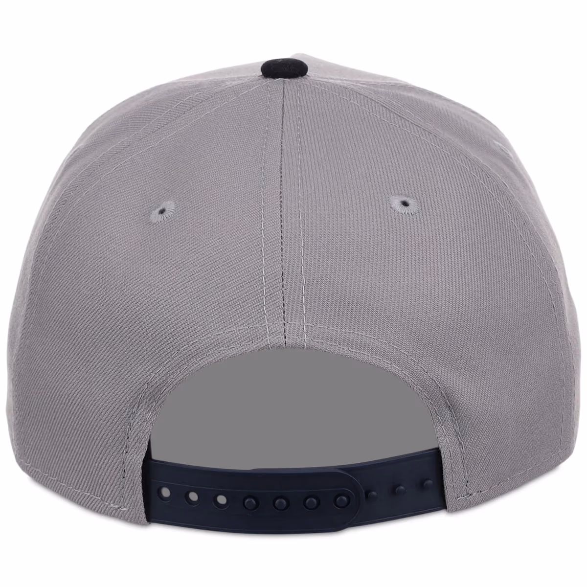 Cleveland Indians MLB Gray OTC FASHION CORE New Era 9FORTY A-Frame detail view