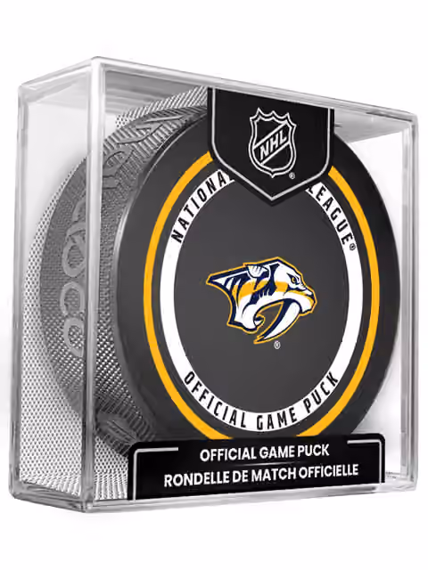 Nashville Predators 2026-27 NHL Official Game Puck view 1