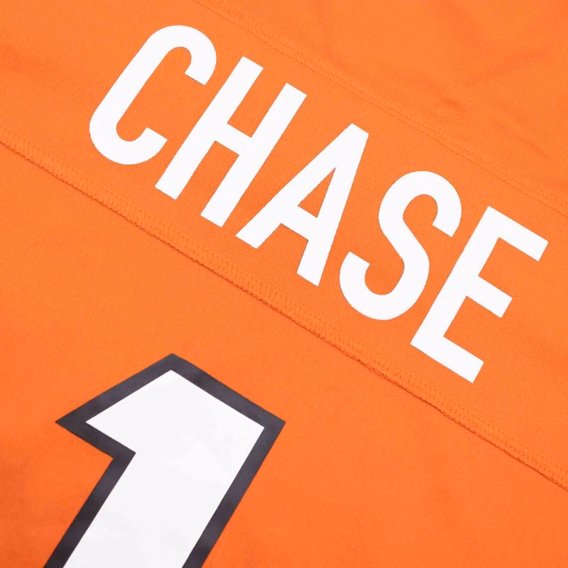 Ja'Marr Chase #1 Cincinnati Bengals Nike Game NFL Jersey Orange view 4