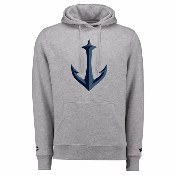 Seattle Kraken Alternate Logo Fanatics NHL Hoodie Grey view 3