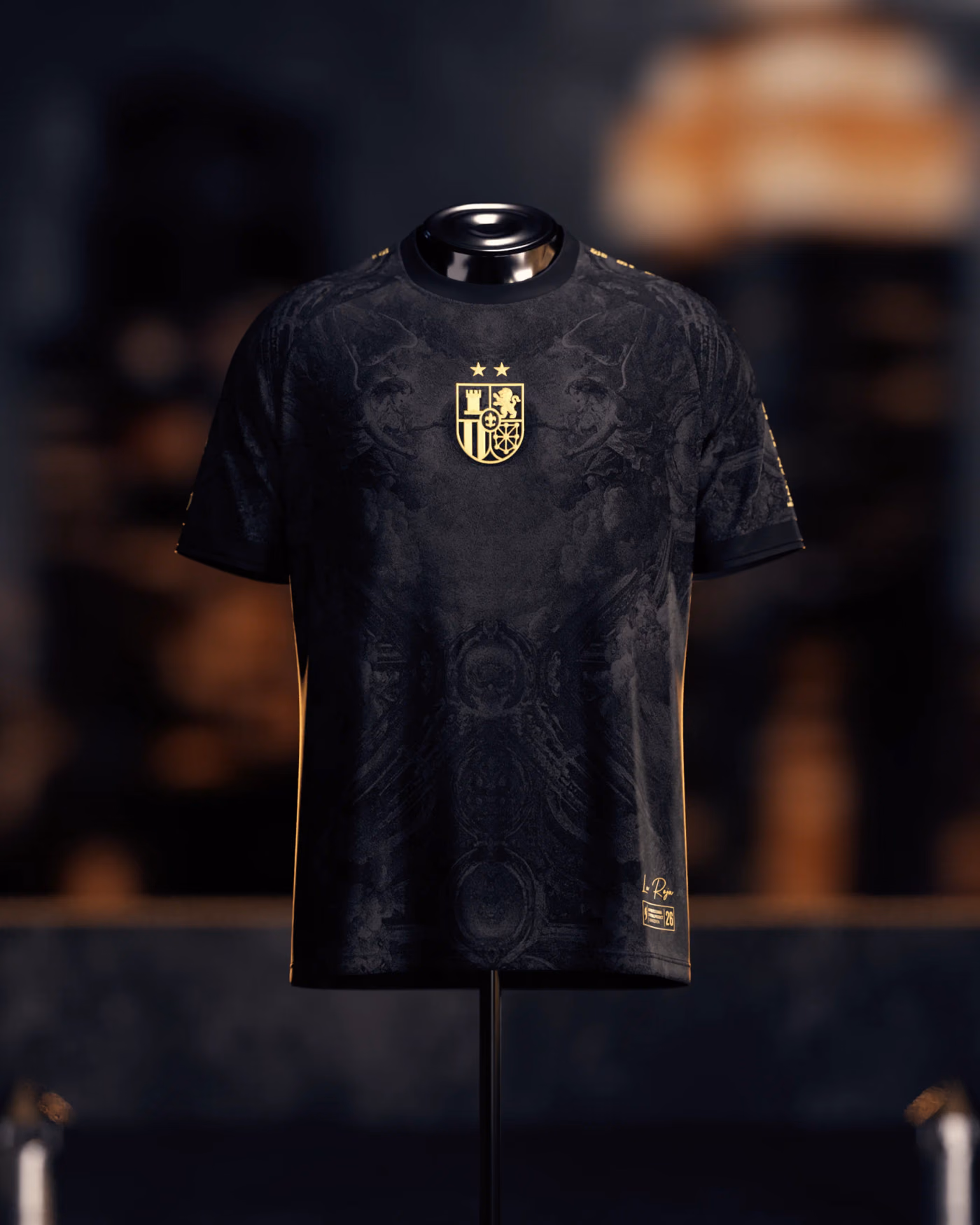 Jersevo Custom Personalized Spain Heritage Jersey (2026 Champions Edition) front view
