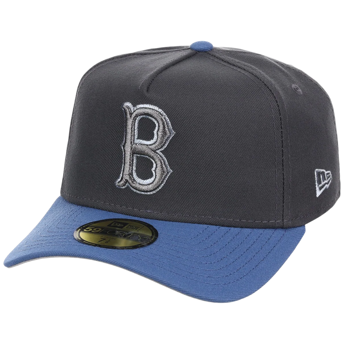 Boston Red Sox MLB Indigo Steel New Era 59FORTY detail view